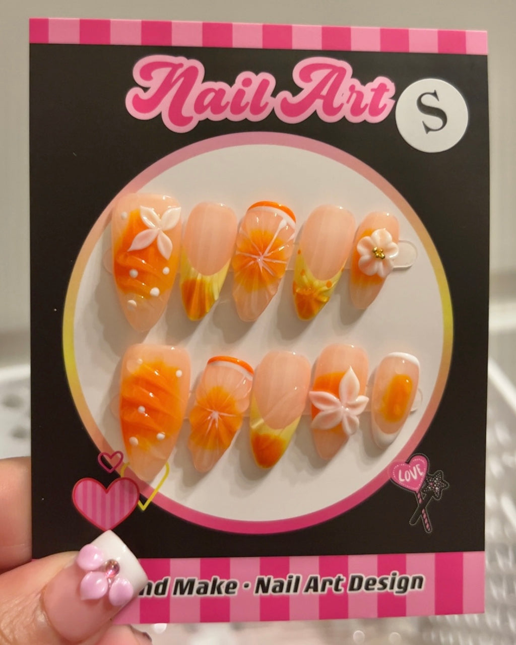 Adriana Almond Nails