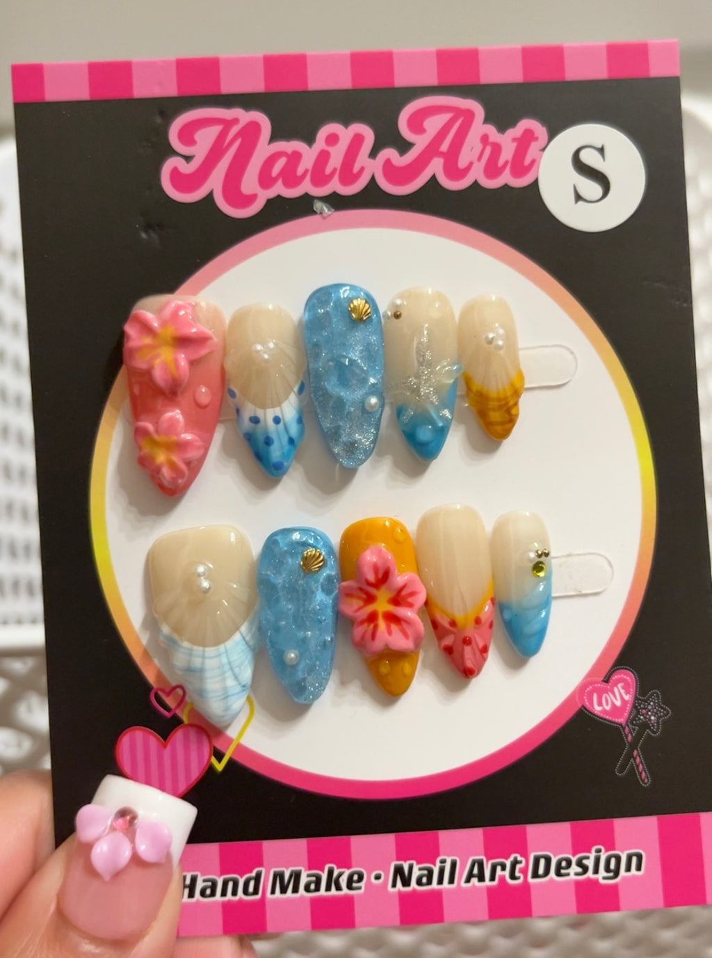Delilah Almond Nails