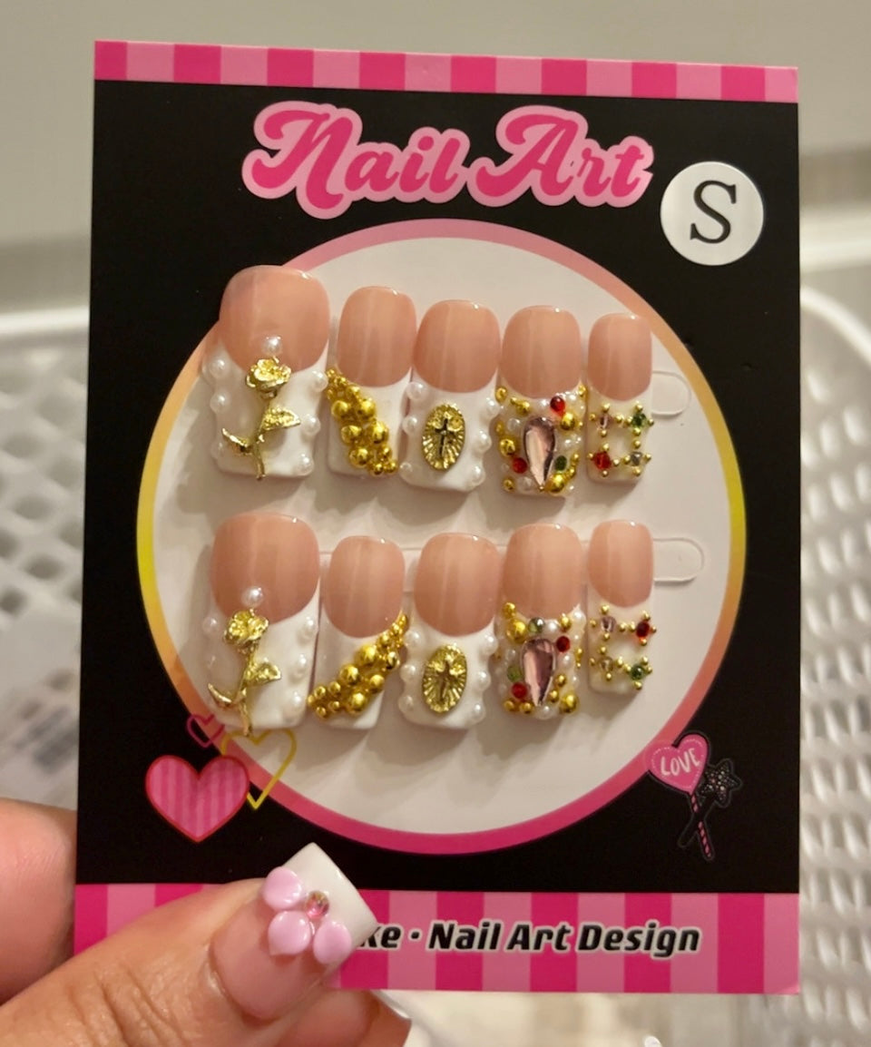 Maribel Coffin Nails