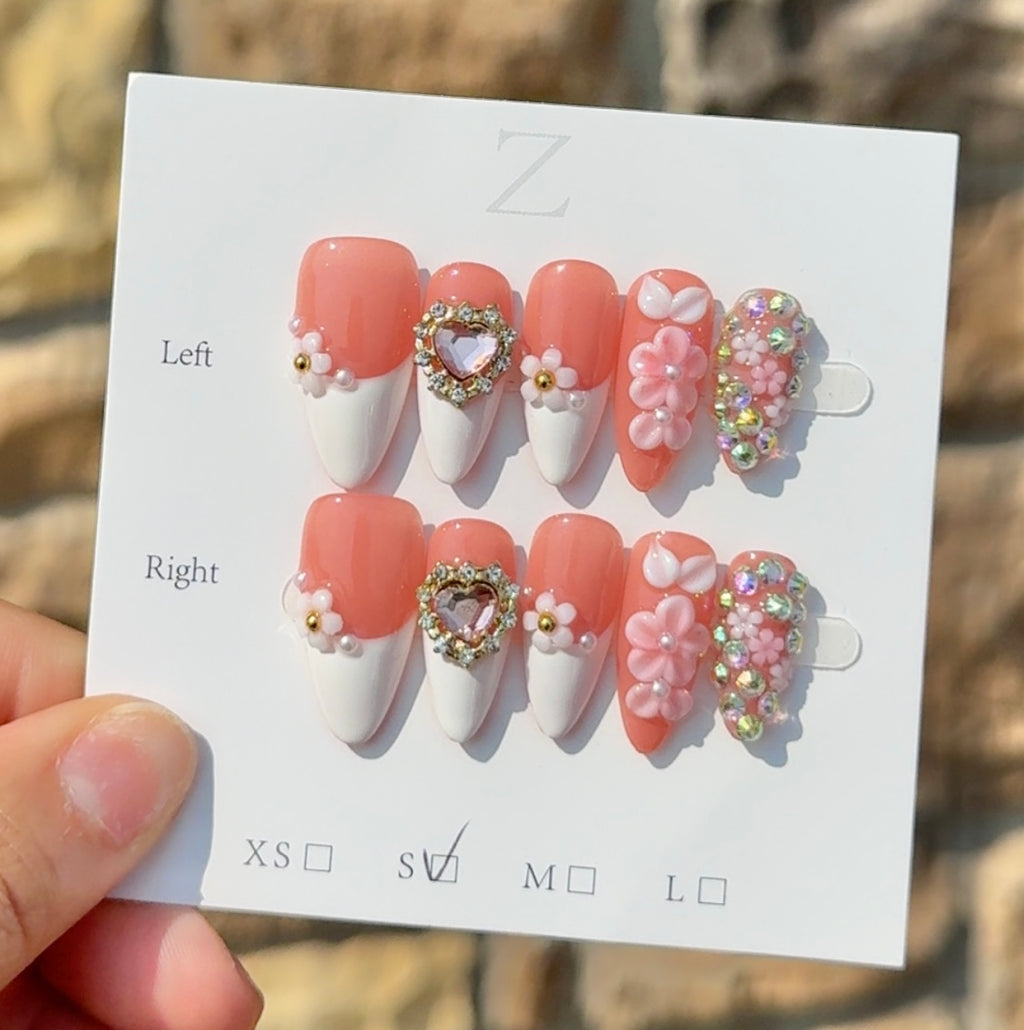 Princess Almond Nails