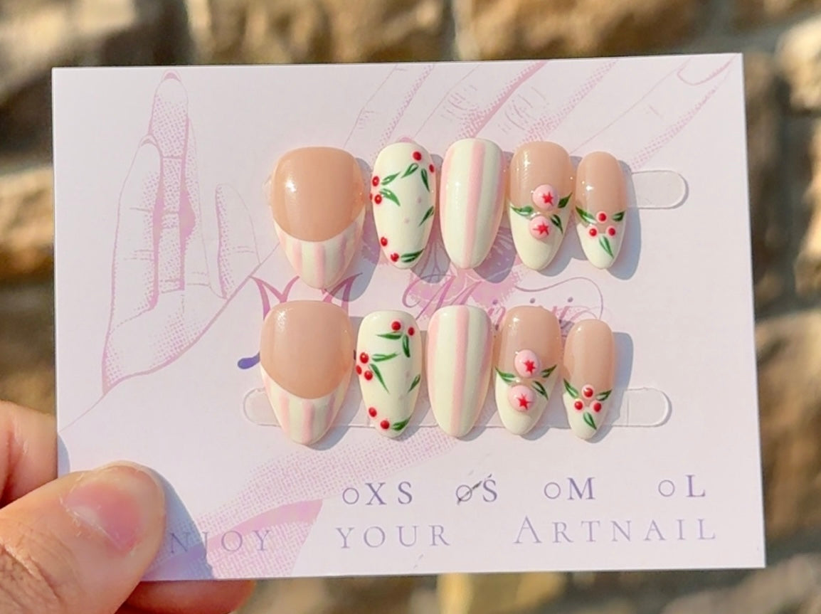 Monique Short Almond Nails