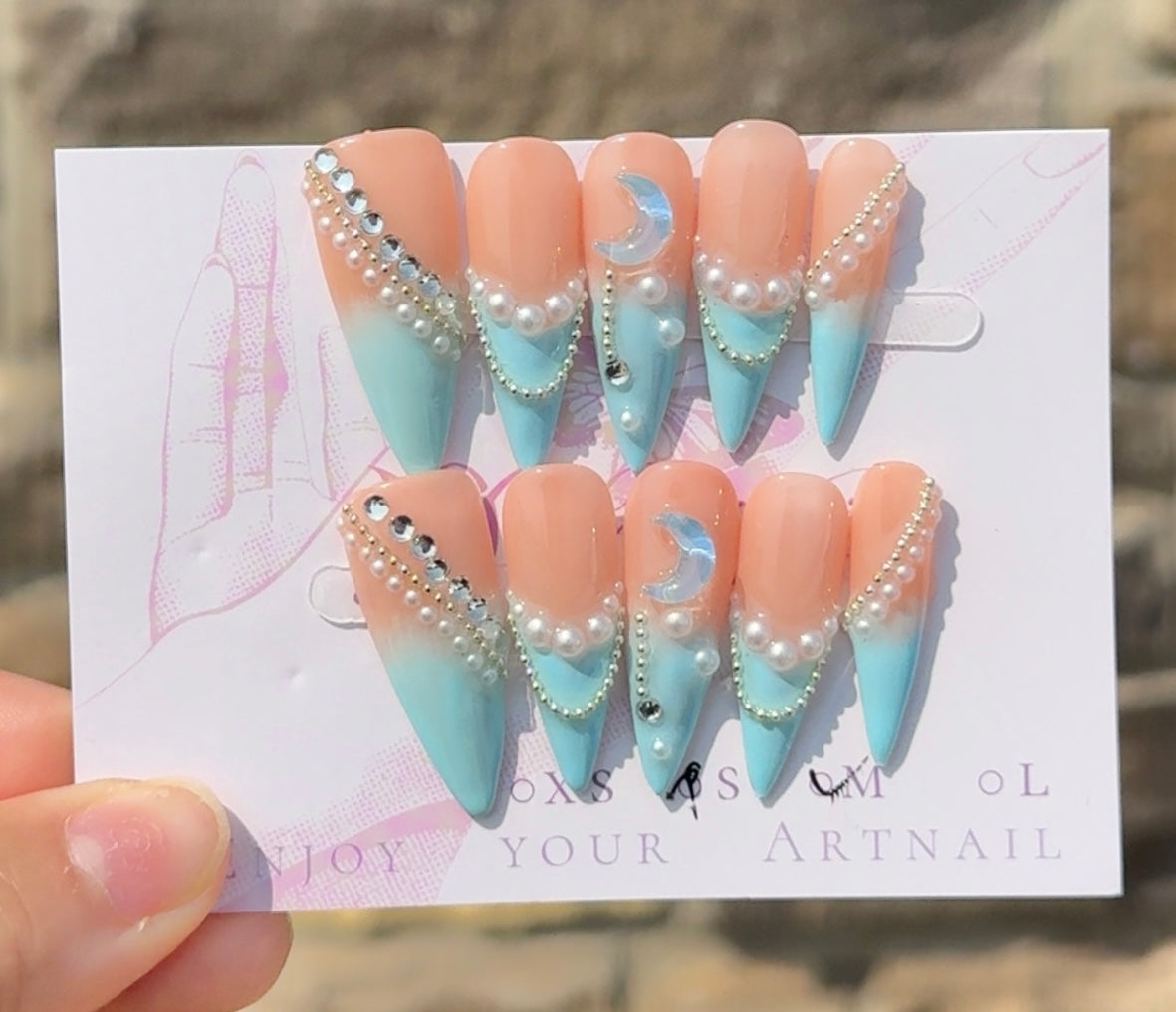 Lizzie Stiletto Nails