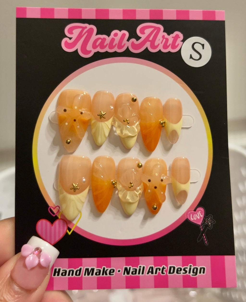 Penelope Almond Nails