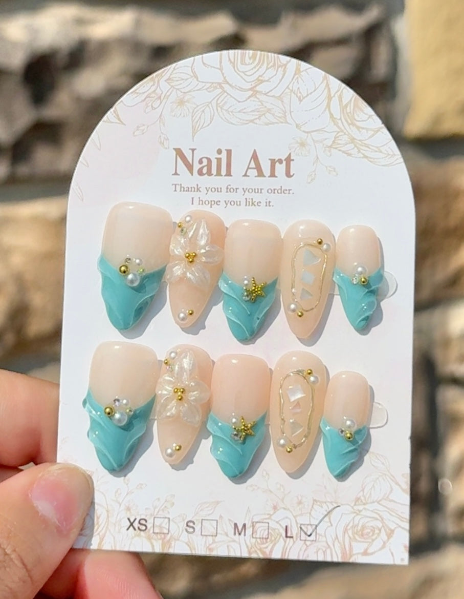 Cristina Almond Nails
