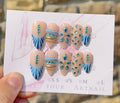 Tina Almond Nails