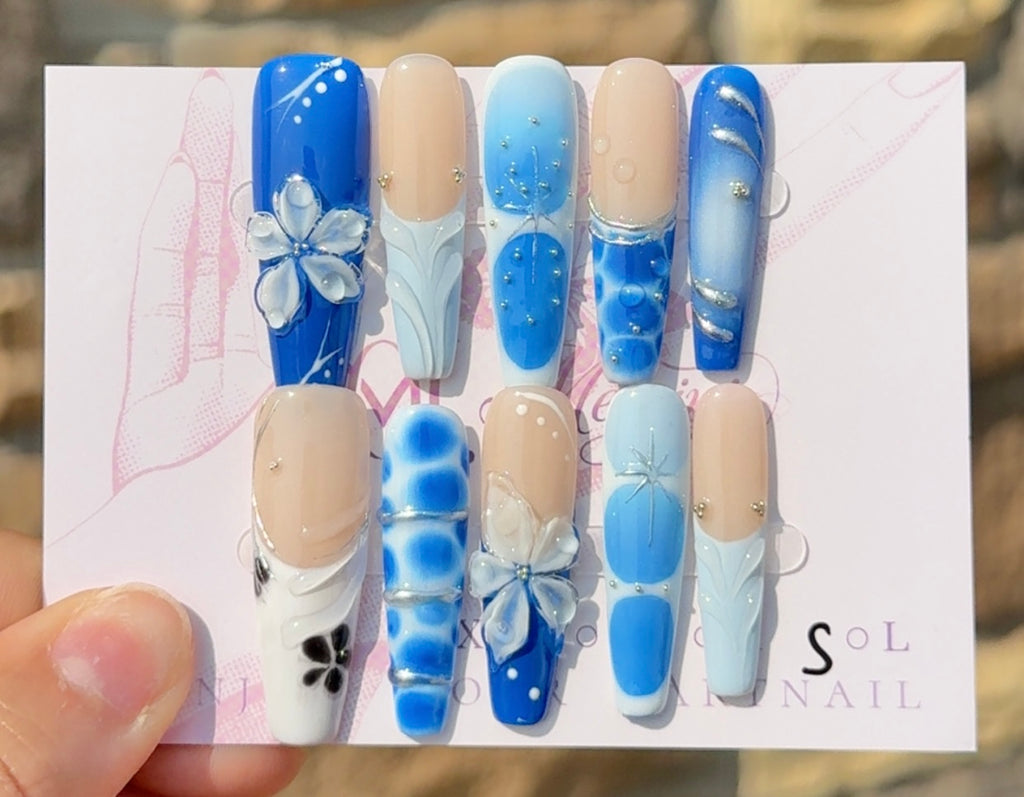 Sabrina Coffin Nails