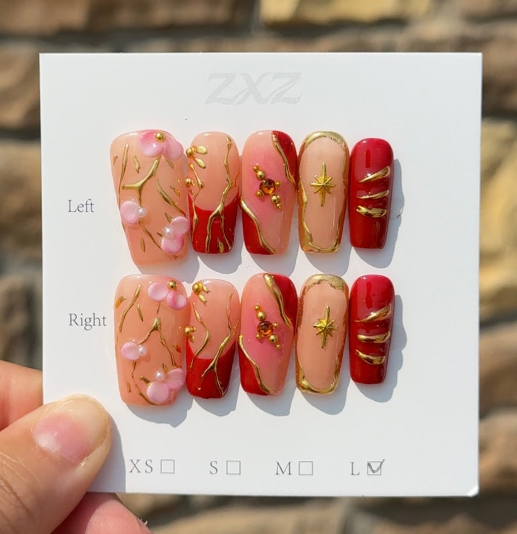 Jazzie Square Nails