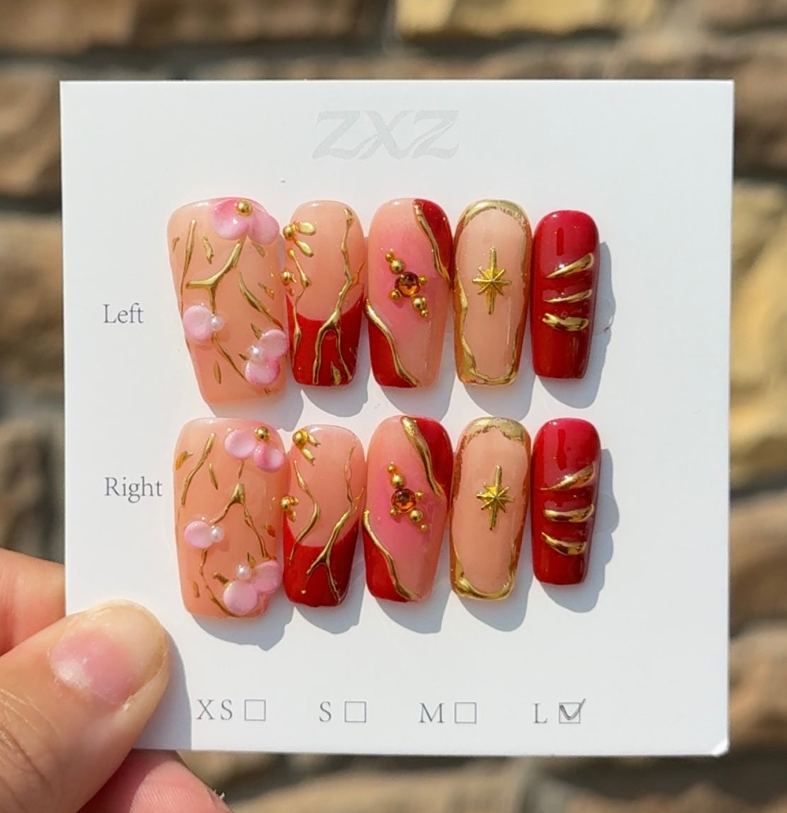 Jazzie Square Nails