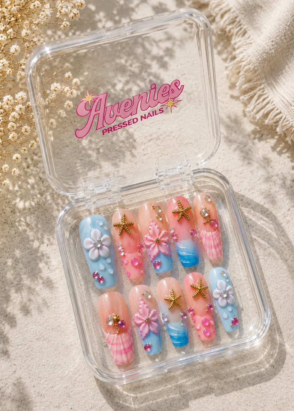 Adriana Coffin Nails
