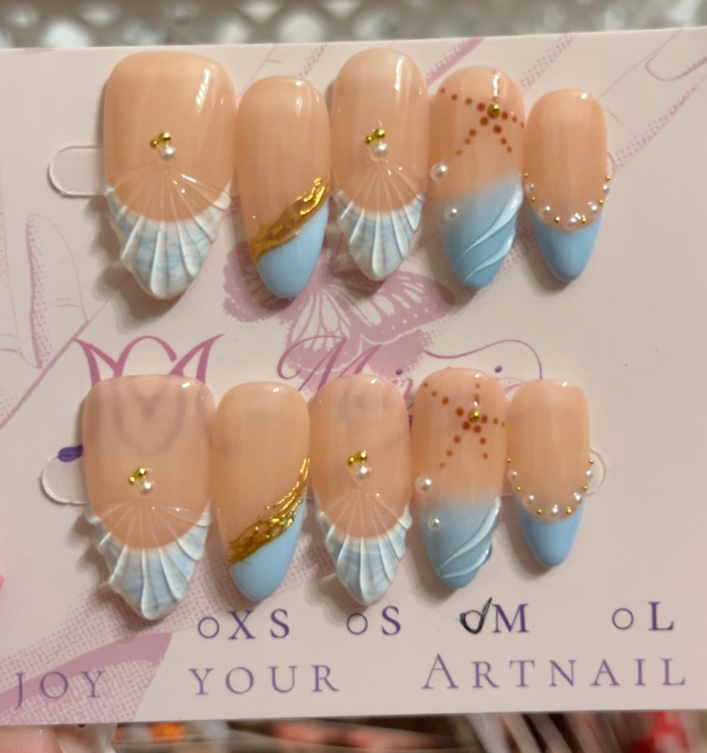 Lisa Almond Nails