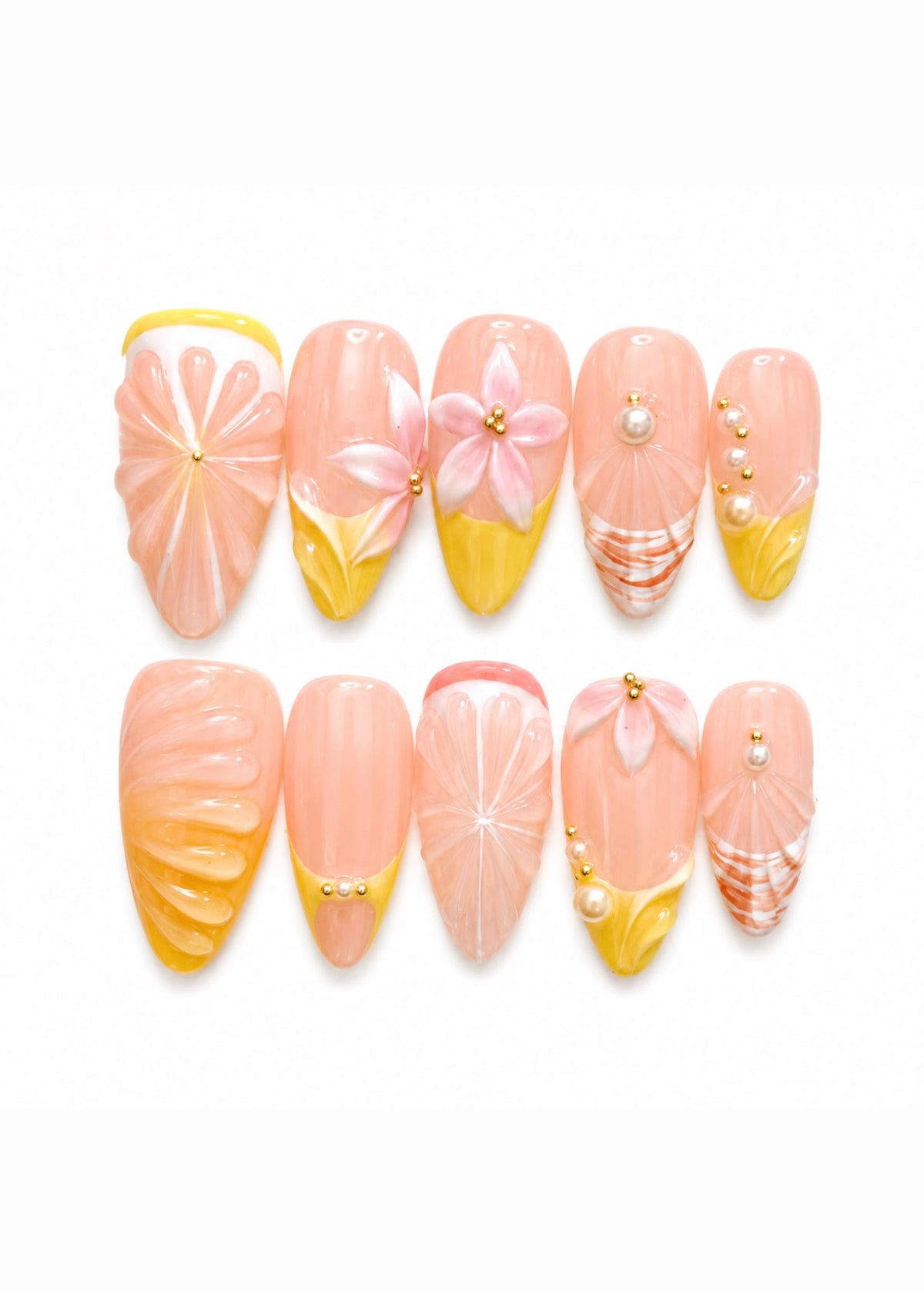 Ariella Almond Nails